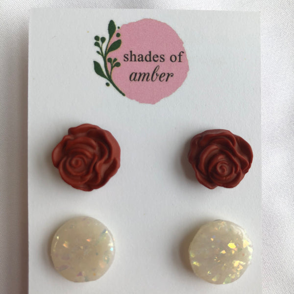 ROSE & OPAL | stud pack